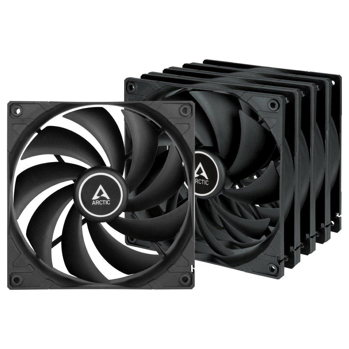Arctic F14 PWM PST 140mm PWM 5-Pack Fan (Black) (ACFRE00233A)