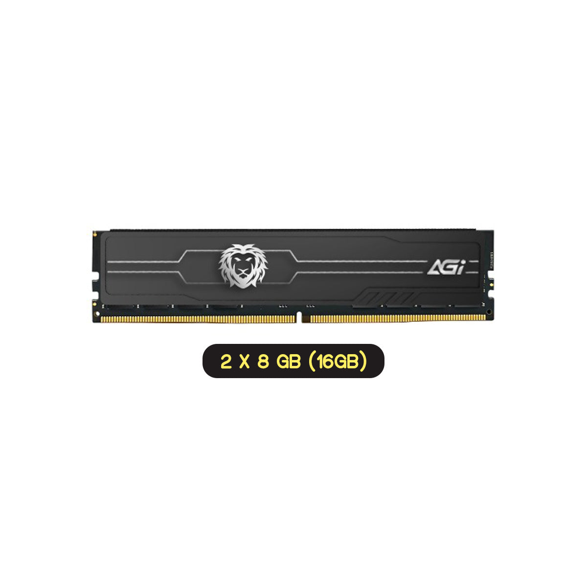 AGI Gear 16GB (8GBx2) DDR4 3200MHz CL22 UDIMM Desktop Memory (AGI320A08UD138-DT)