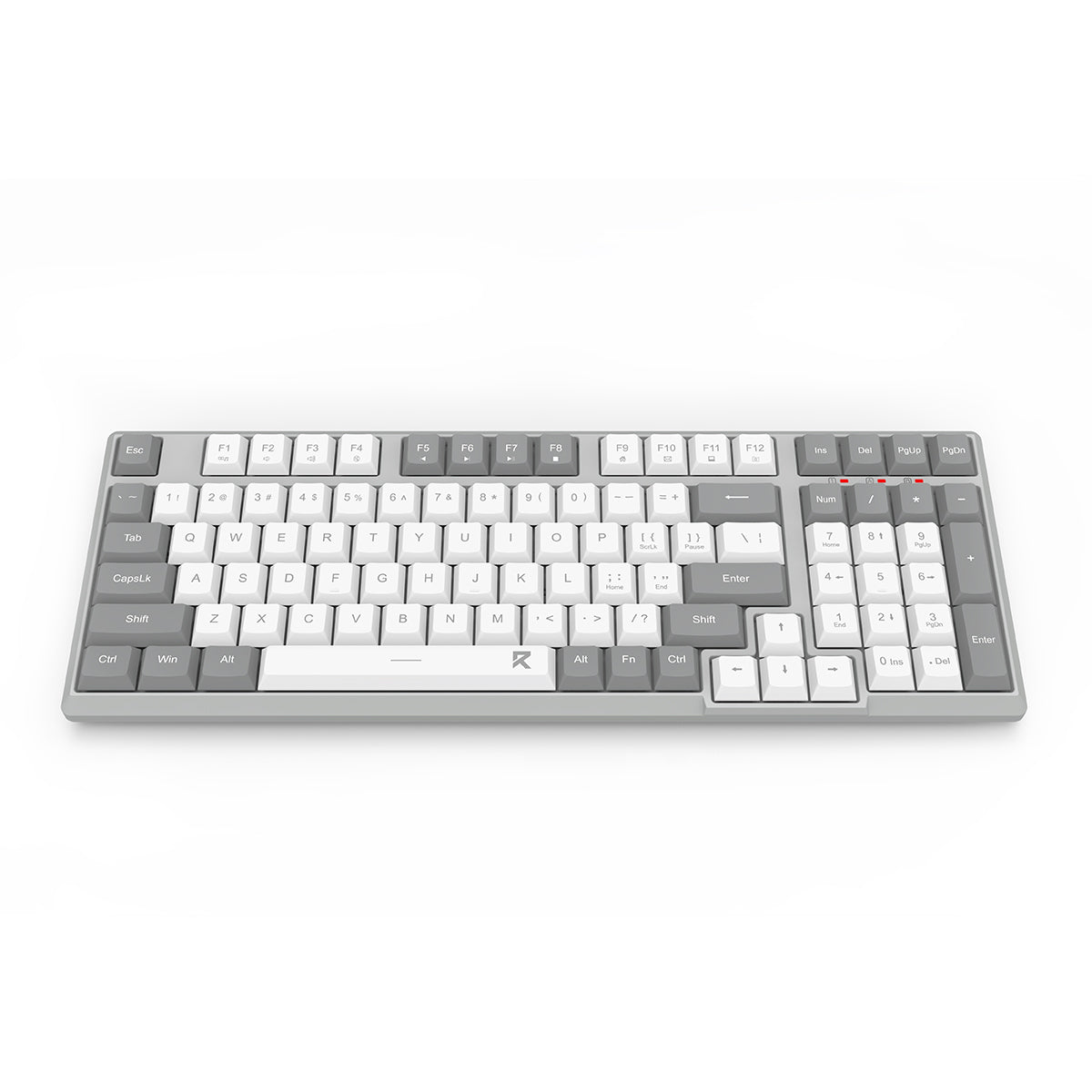 Redragon BK-7114WG Scissor Mechanism Slim Wireless 96% Keyboard (White/Grey)