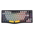 Ajazz AKS075 RGB Tri-Mode 75% Keys Hotswappable Mechanical Keyboard with Screen (Black/Gray/Yellow)