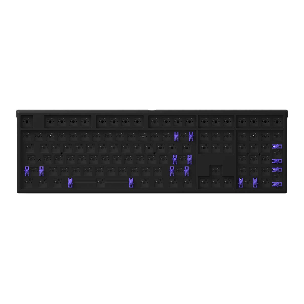 Monsgeek MG108W South Facing PCBA Hot-Swappable Mechanical Keyboard Gasket DIY Kit (Black)