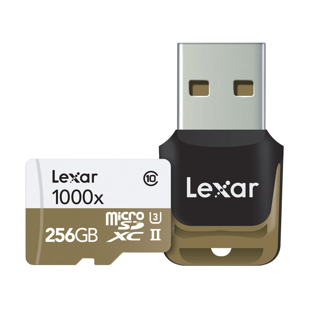 Lexar Professional 1000x microSDXC UHS-II C10 U3 V60 150MB/s Read Memory Card with Reader (128GB, 256GB)