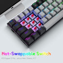 E-Yooso Z-686 RGB 68-Keys Hot Swappable Mechanical Keyboard