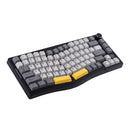 Ajazz AKS075 RGB Tri-Mode 75% Keys Hotswappable Mechanical Keyboard with Screen (Black/Gray/Yellow)