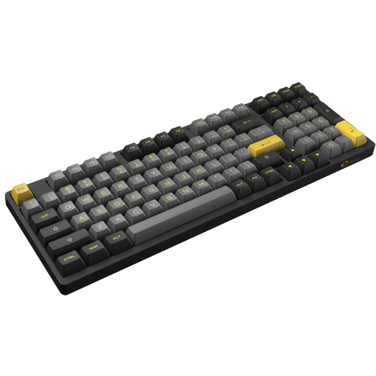 AKKO BLACK & GOLD 3098B MECHANICAL KEYBOARD (AKKO SWITCH JELLY BLUE) - DataBlitz