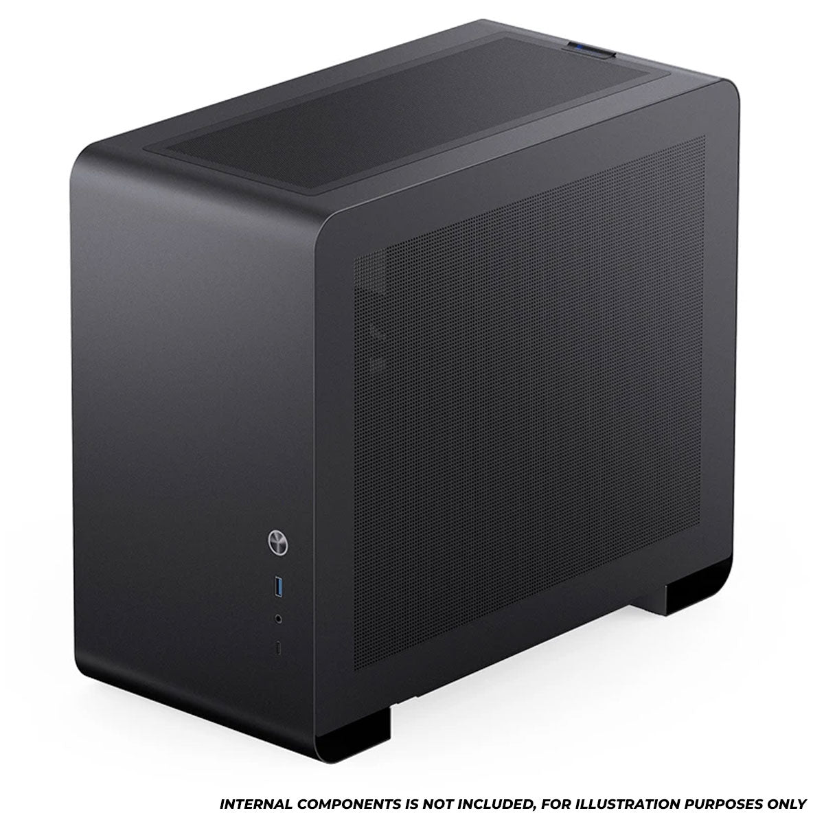Jonsbo U4 Mini M-ATX Computer Case (Black, White)