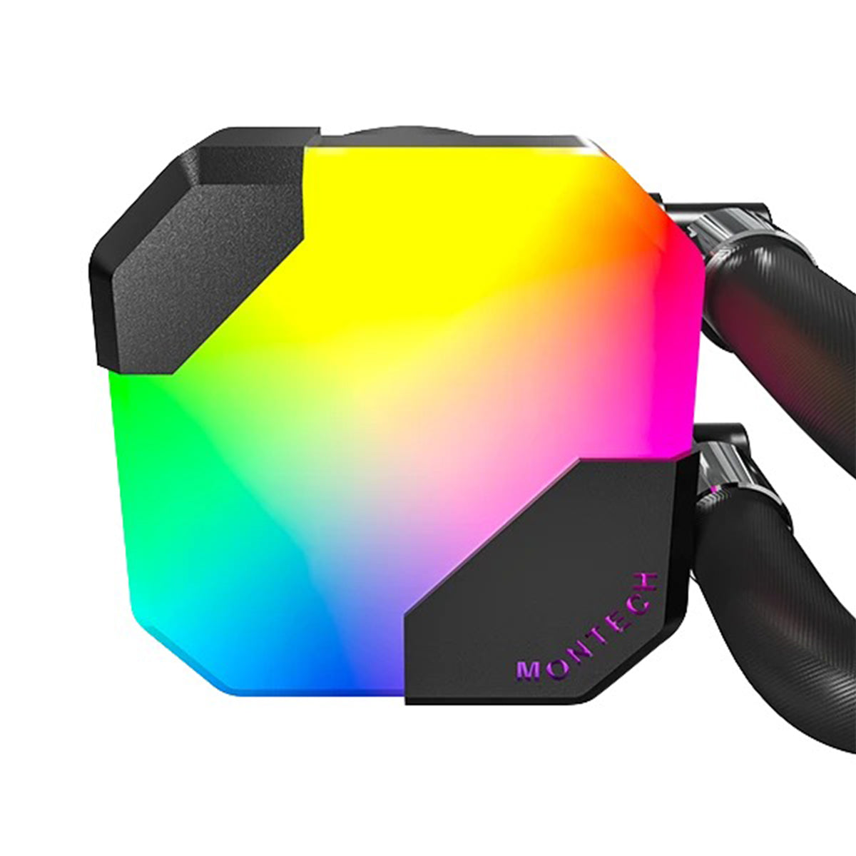 Montech HyperFlow ARGB 240 AIO CPU Liquid Cooler (Black, White)