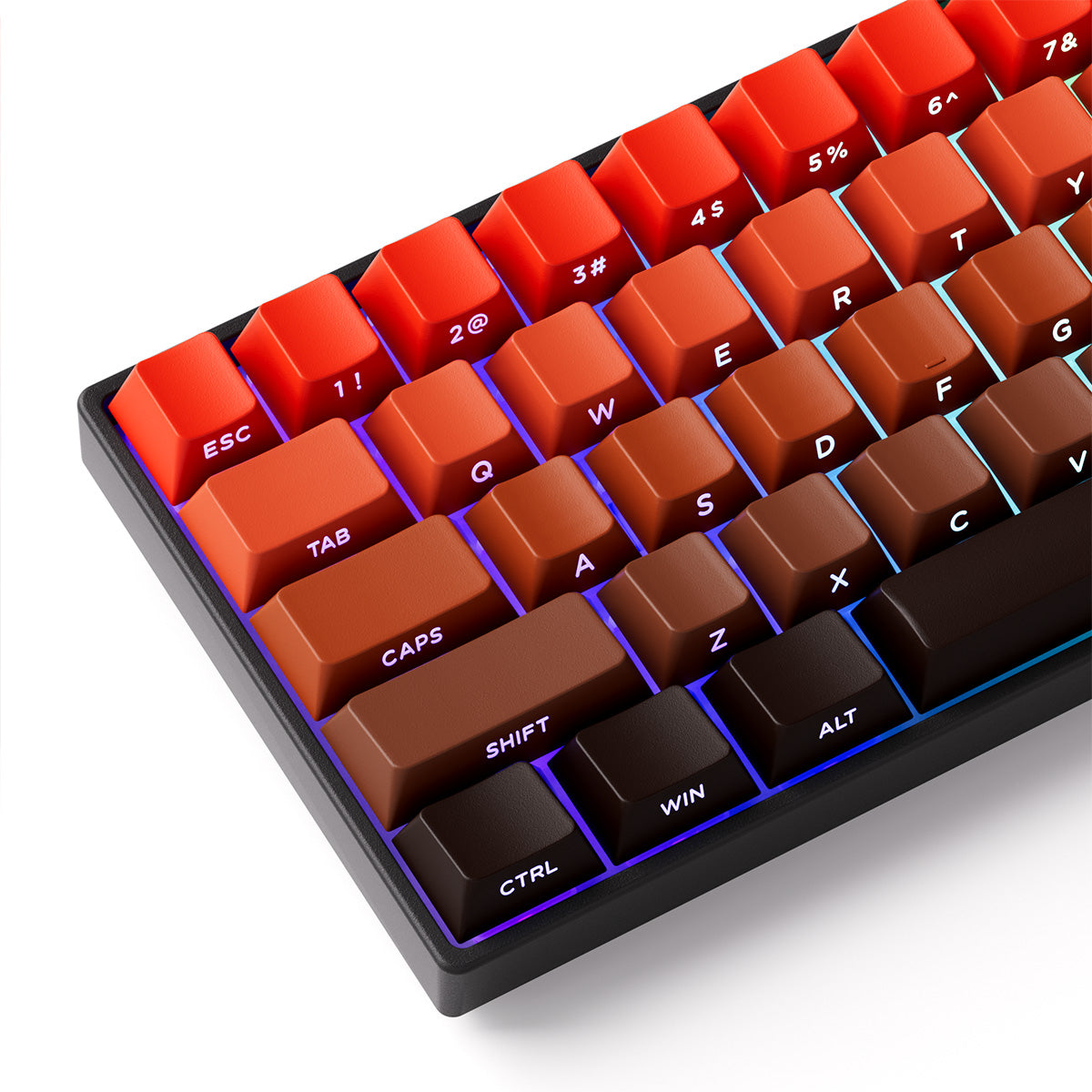 MonsGeek FUN60 Pro SP Shine-Through Blaze Gradient Multi-Mode RGB Mechanical Keyboard