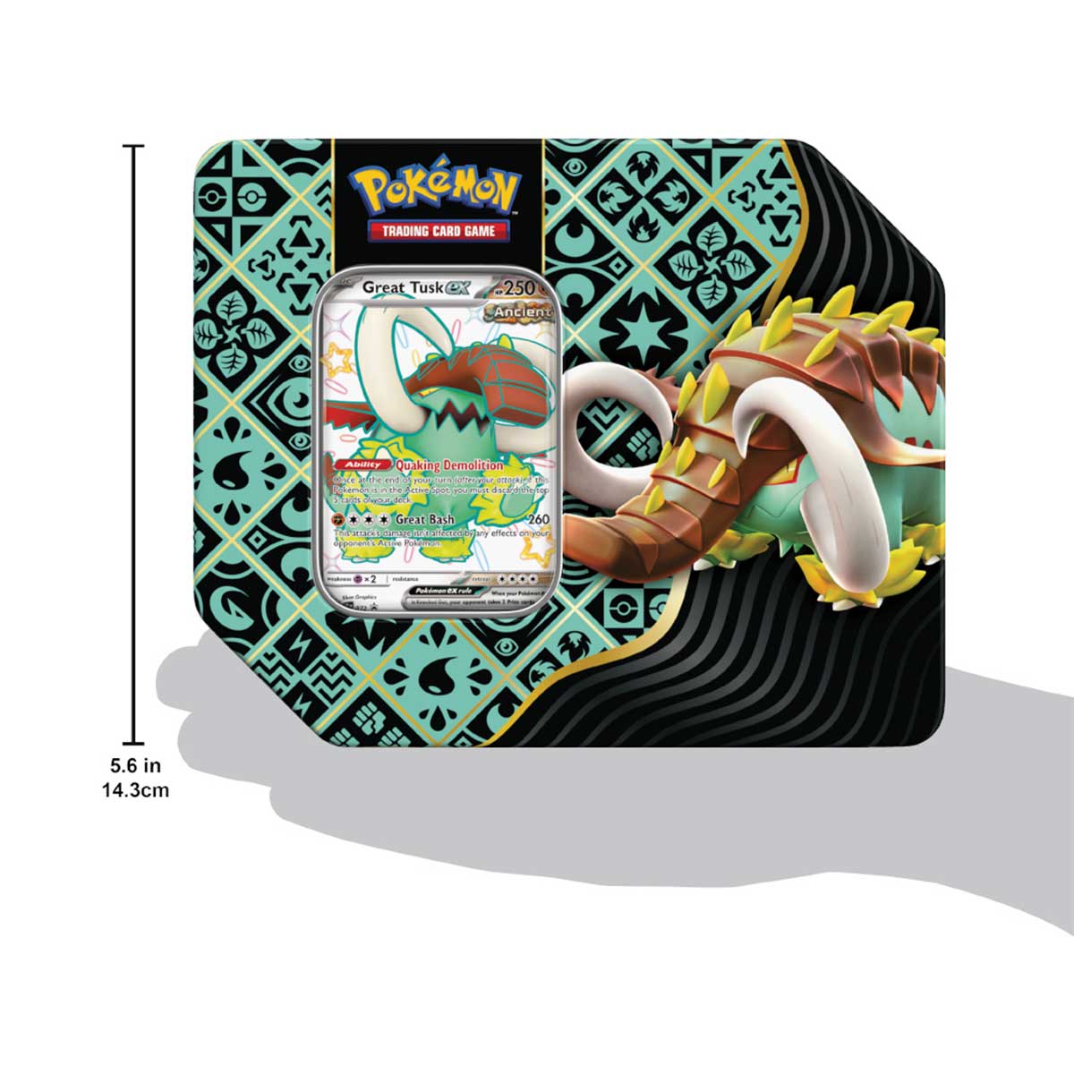 Pokemon TCG SV4.5 Scarlet & Violet Paldean Fates Tin 5-Booster (210-85624)