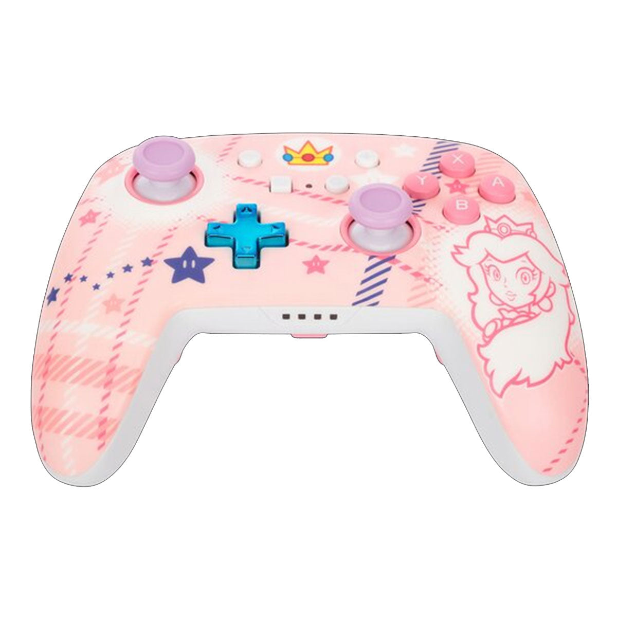 Power A Enhanced Wireless Controller for Nintendo Switch (Princess Peach Plaid)