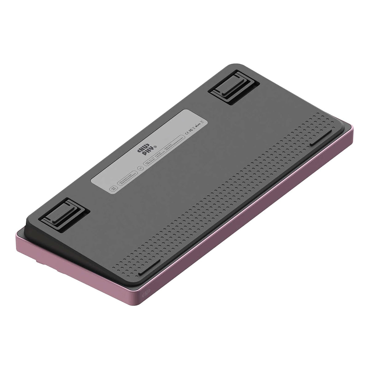 Nuphy Node75 High-Profile Hot-Swappable 82-Key Tri-Mode Wireless Mechanical Keyboard (Light Pink)