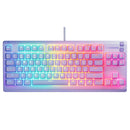 SteelSeries Apex 3 TKL RGB Water & Dust Resistant Whisper Quiet Switches Gaming Keyboard (Lavender)