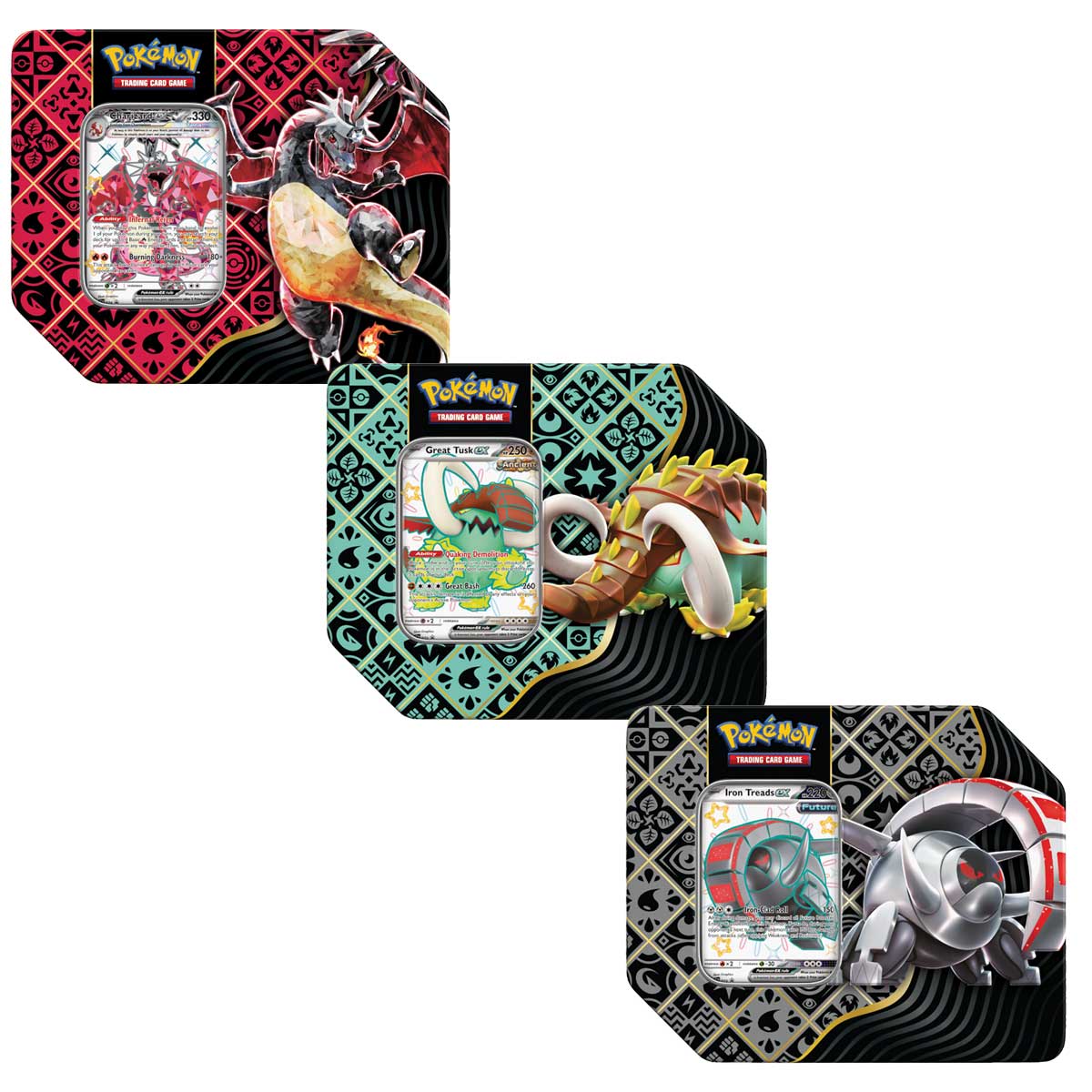 Pokemon TCG SV4.5 Scarlet & Violet Paldean Fates Tin 5-Booster (210-85624)