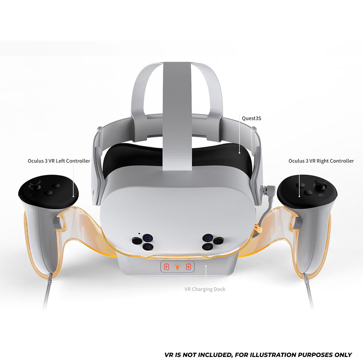 Dobe Charging Dock for Meta Quest 2 / Meta Quest 3 / Meta Quest 3S TY-3867