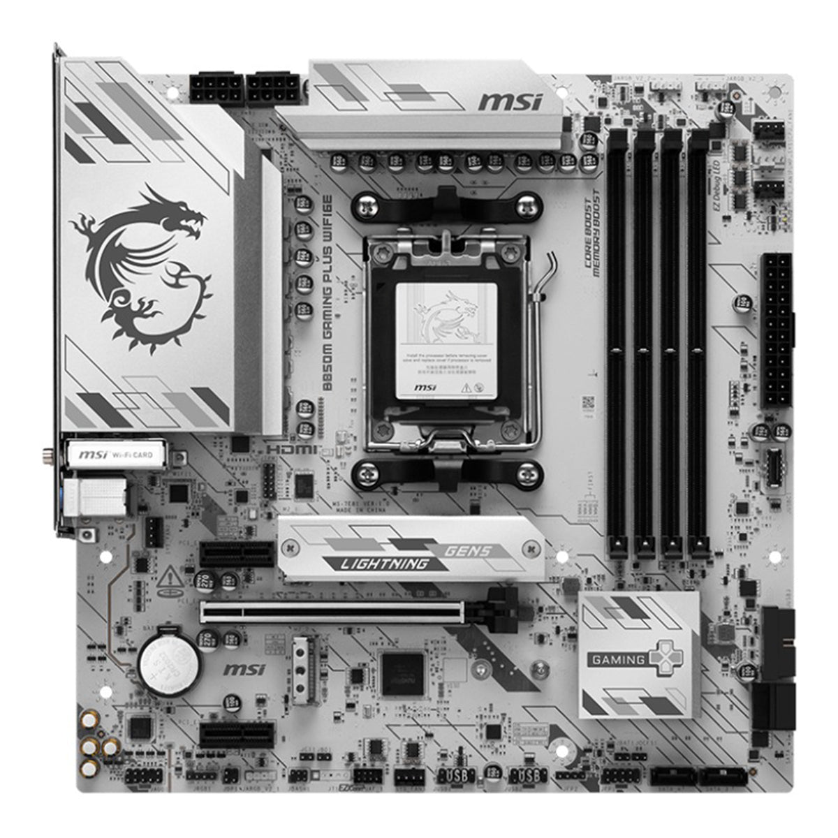 MSI B850M Gaming Plus WiFi6E DDR5 AMD Motherboard