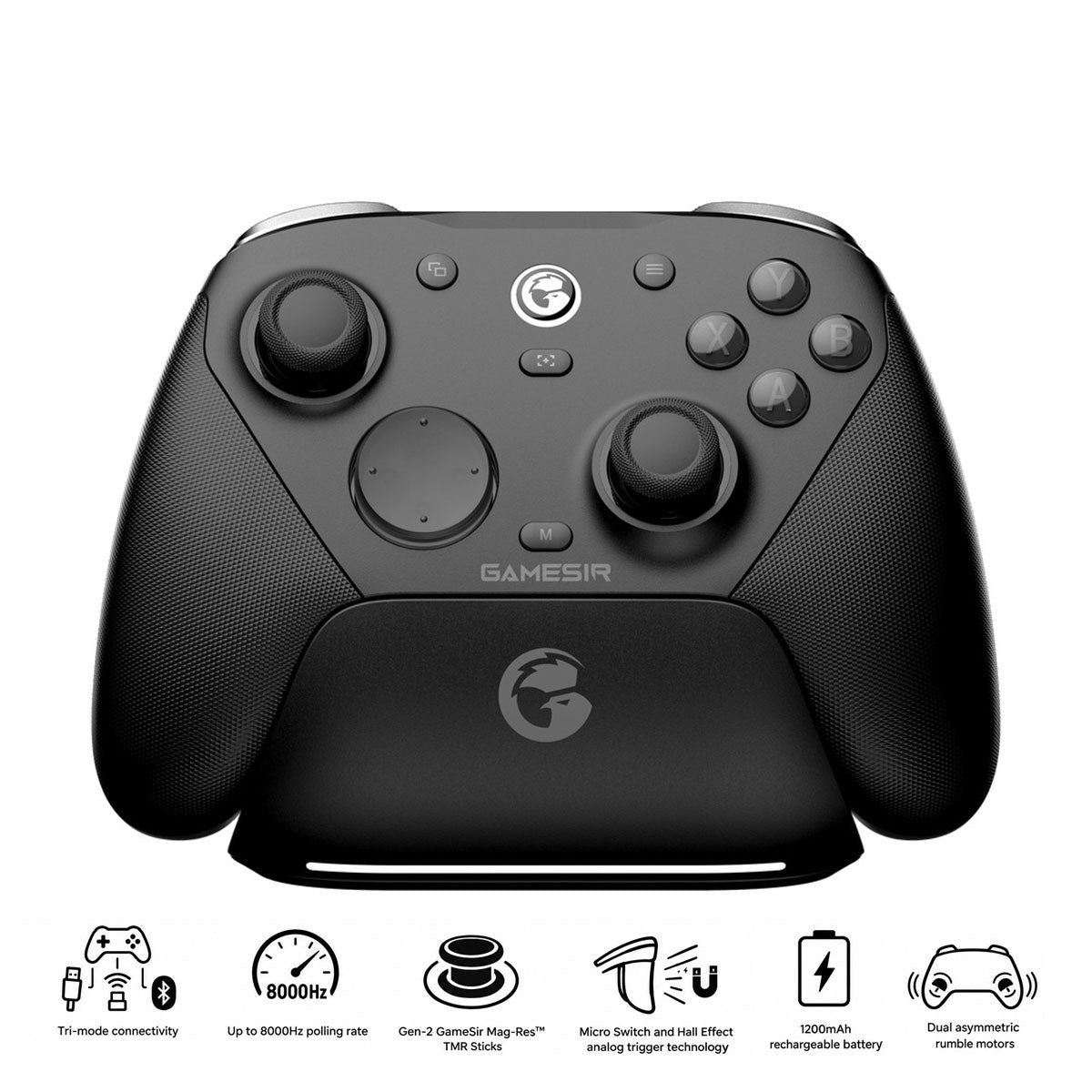 Gamesir G7 Pro 8K PC Wireless eSports Gaming Controller for PC (Black)