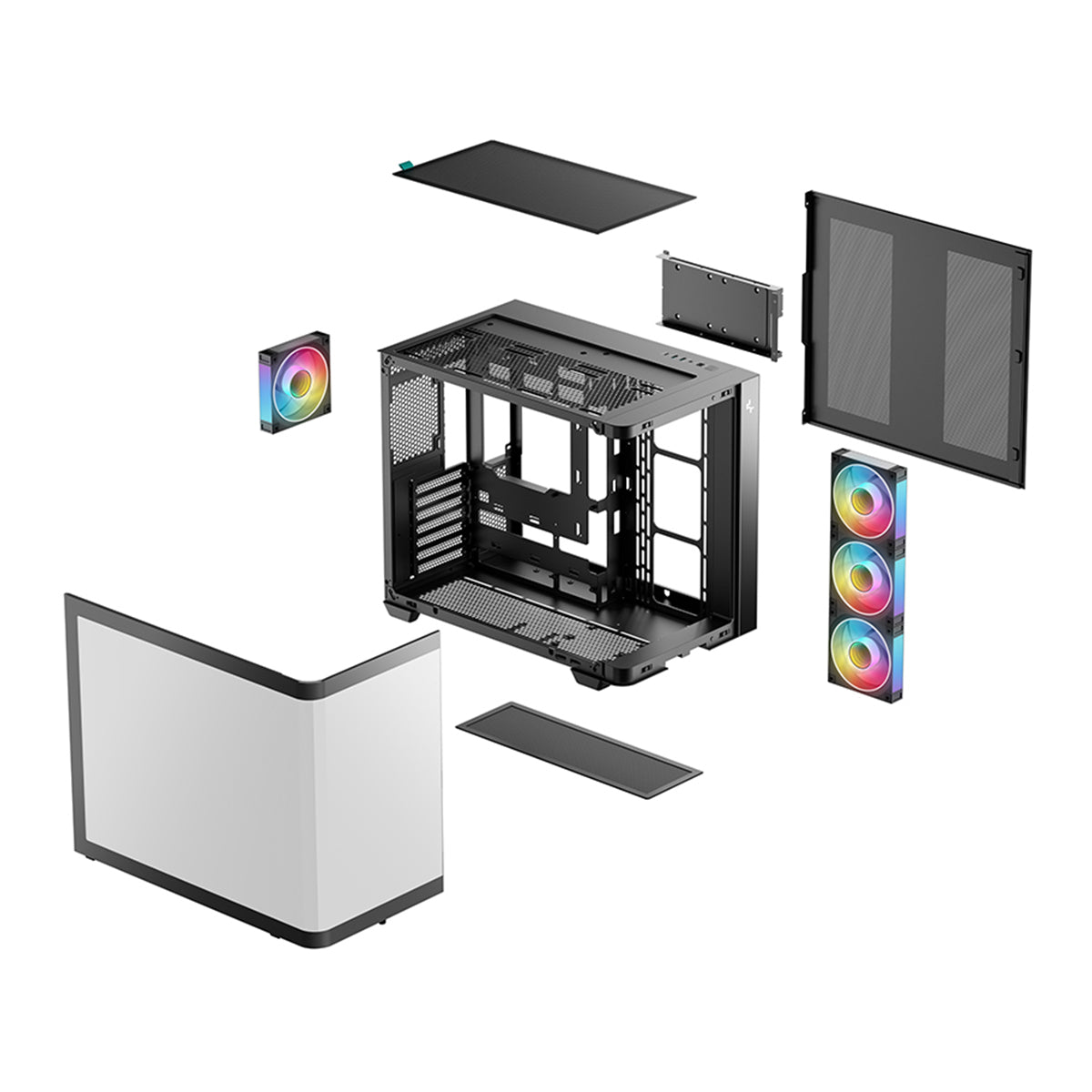 DeepCool CG530U 4F Panoramic Curved Glass Dual Chamber ATX PC Case