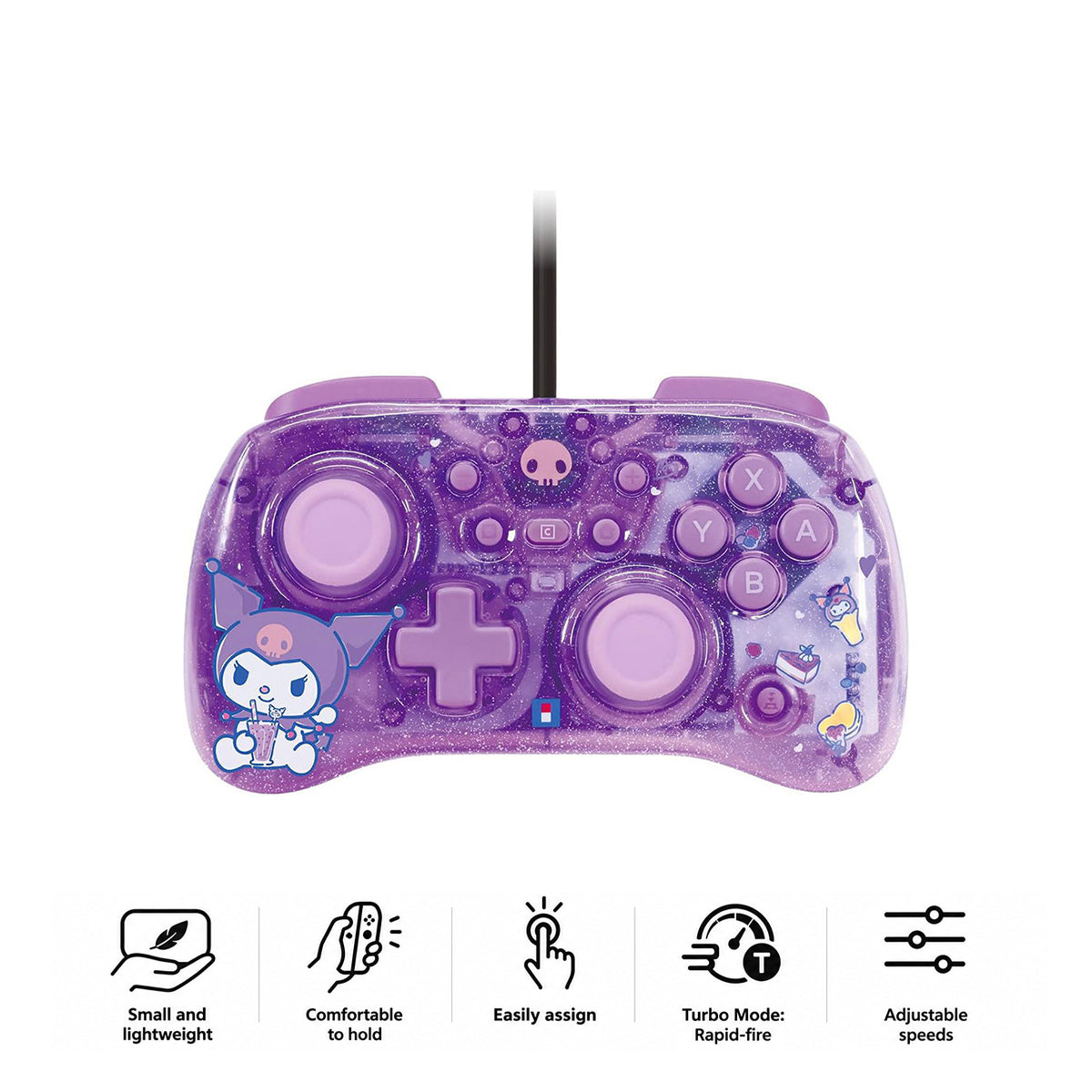 Horipad Turbo Mini for Nintendo Switch 2 (Kuromi) (NSX-233A)