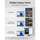 JSAUX FlipGo Pro 15.6" Dual Stacked Portable Monitor (Black) (PM0209)