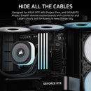 Corsair Frame 4500X RS-R ARGB Panoramic Glass Mid-Tower PC Case (Black, White)