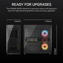 Corsair Frame 4500X RS-R ARGB Panoramic Glass Mid-Tower PC Case (Black, White)