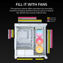 Corsair Frame 4500X RS-R ARGB Panoramic Glass Mid-Tower PC Case (Black, White)