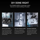 Corsair Frame 4500X RS-R ARGB Panoramic Glass Mid-Tower PC Case (Black, White)