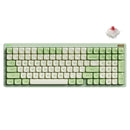NuPhy Halo96 V2 QMK/VIA RGB Hot-Swappable 99-Key Wireless Mechanical Keyboard (Silent Red Clear-Top Switch) (Mojito)