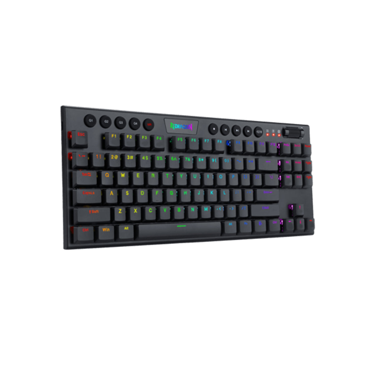 REDRAGON HORUS TKL WIRED RGB MECHANICAL BLACK KEYBOARD (DUST-PROOF RED SWITCH) (K622-RGB) - DataBlitz