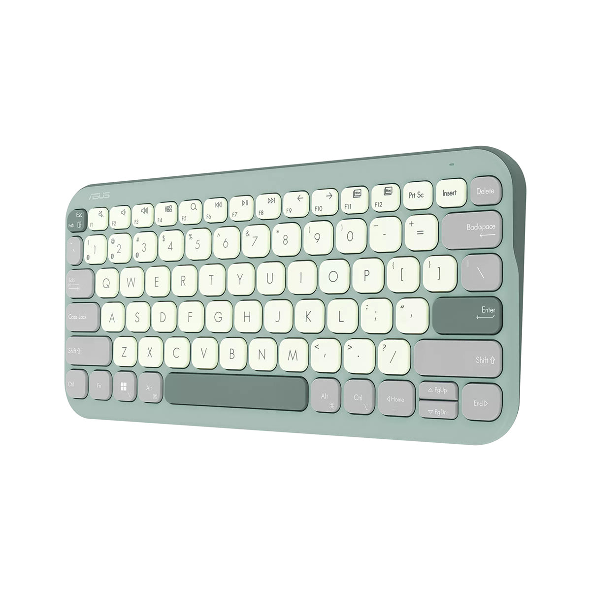 Asus KW100 Marshmallow Wireless Keyboard (Green Tea Latte)