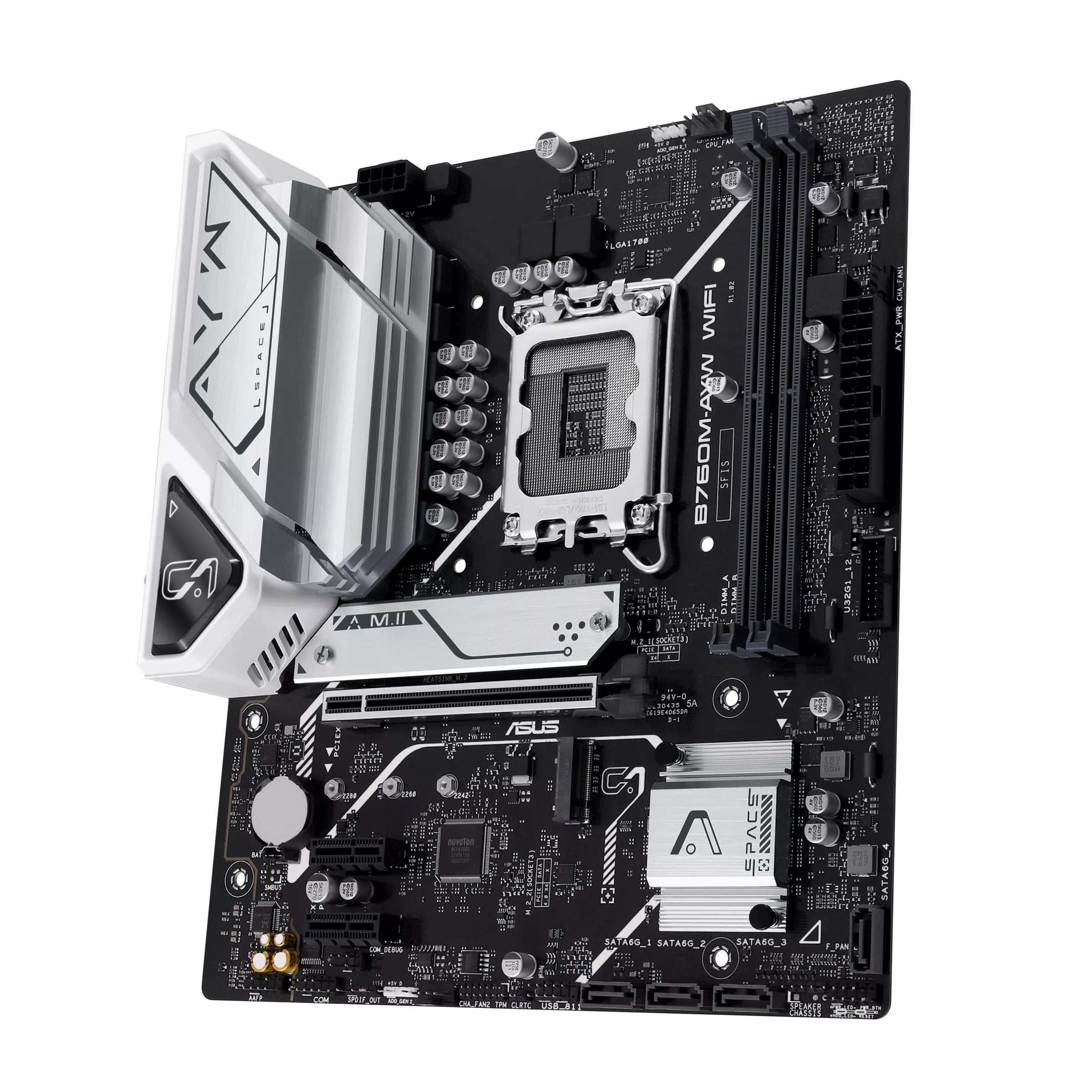 Asus B760M-AYW WiFi DDR5 Intel Motherboard