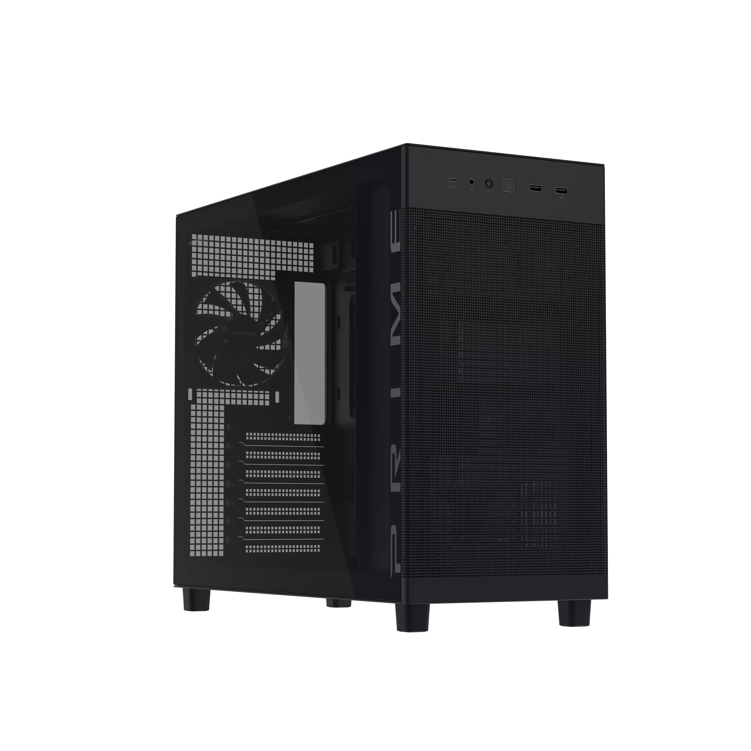 Asus Prime AP303 Tempered Glass Panel ATX PC Case
