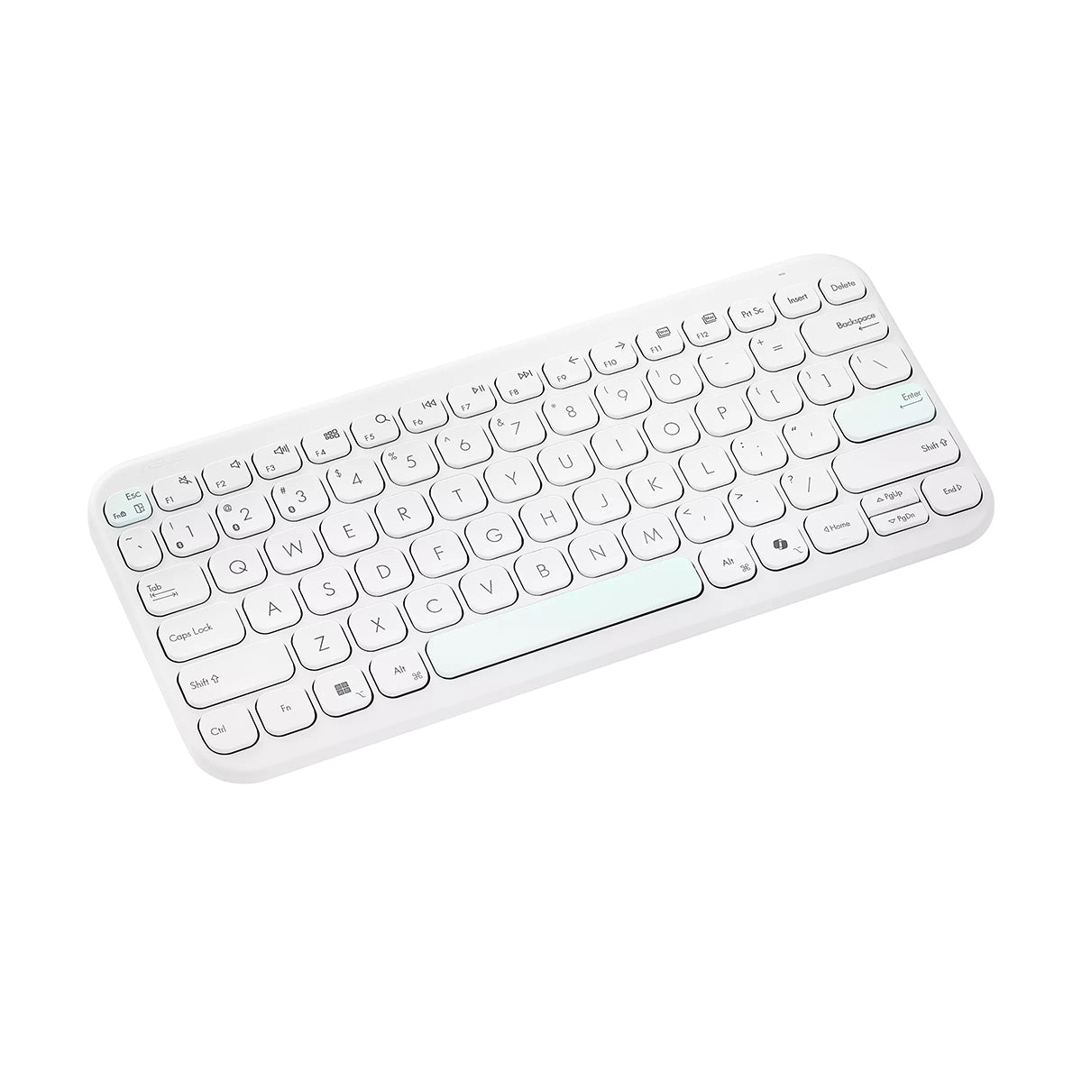 Asus KW100 Marshmallow Wireless Keyboard (Iridescent White)