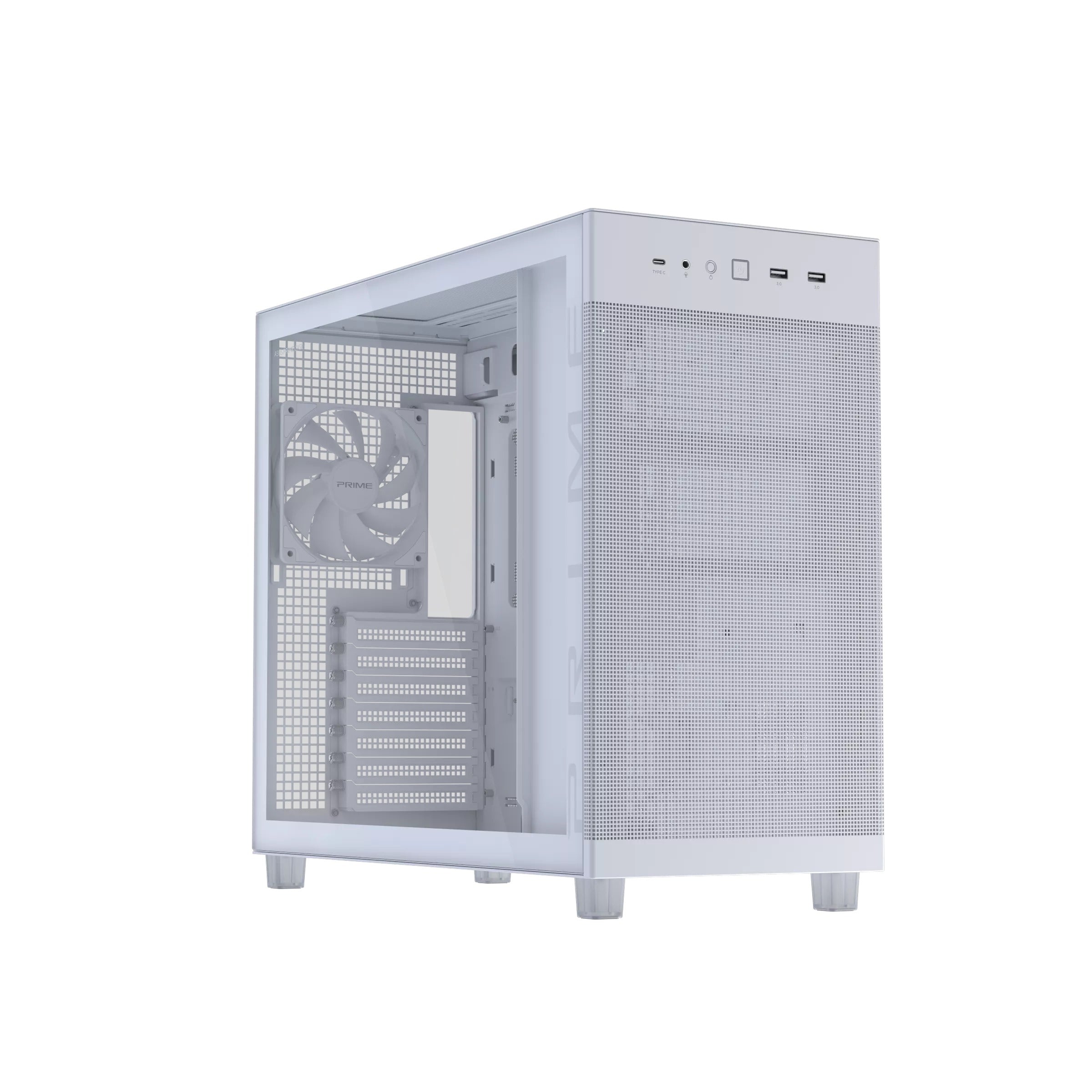 Asus Prime AP303 Tempered Glass Panel ATX PC Case