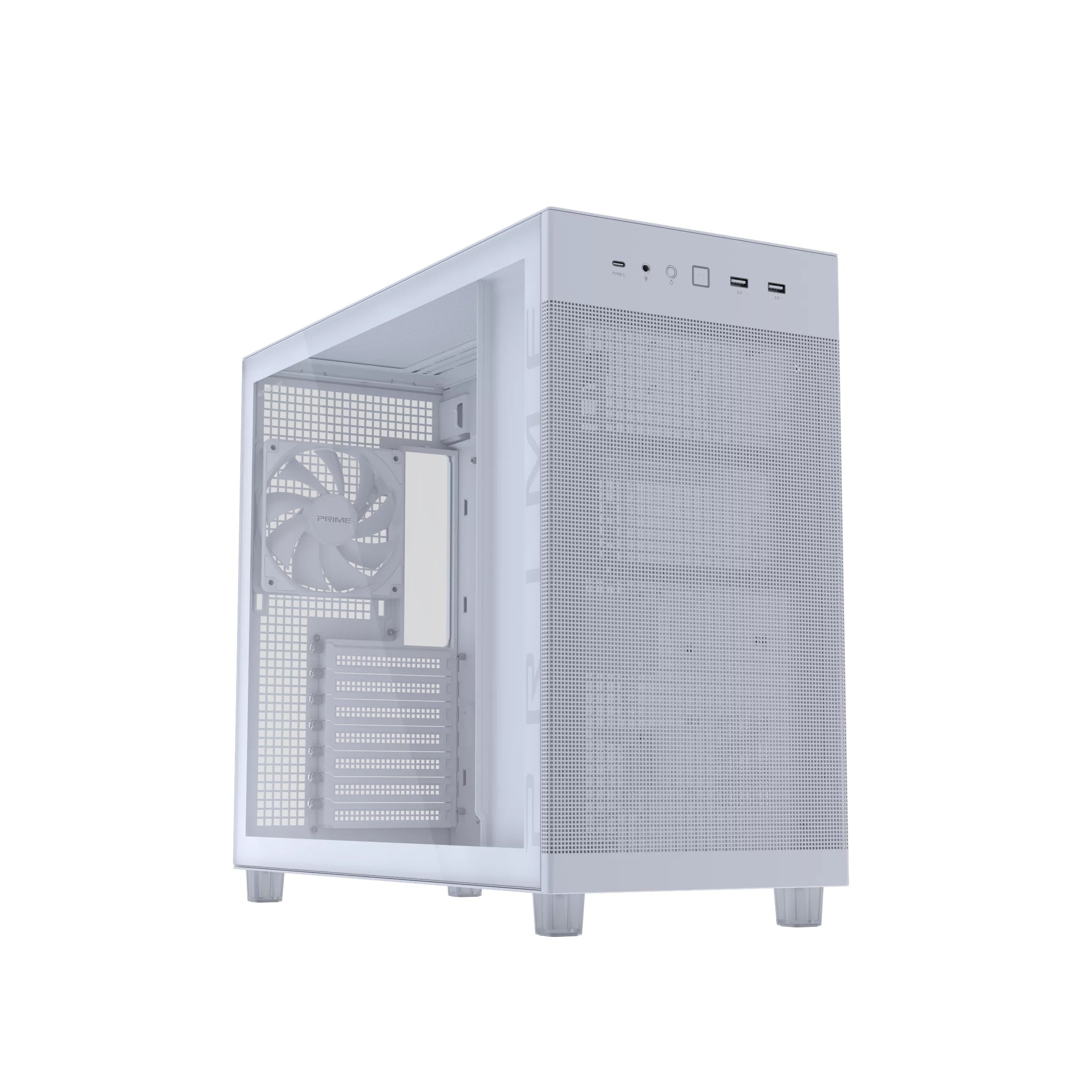 Asus Prime AP303 Tempered Glass Panel ATX PC Case