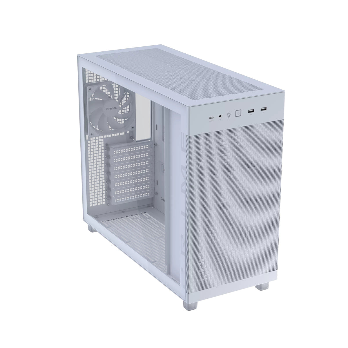Asus Prime AP303 Tempered Glass Panel ATX PC Case