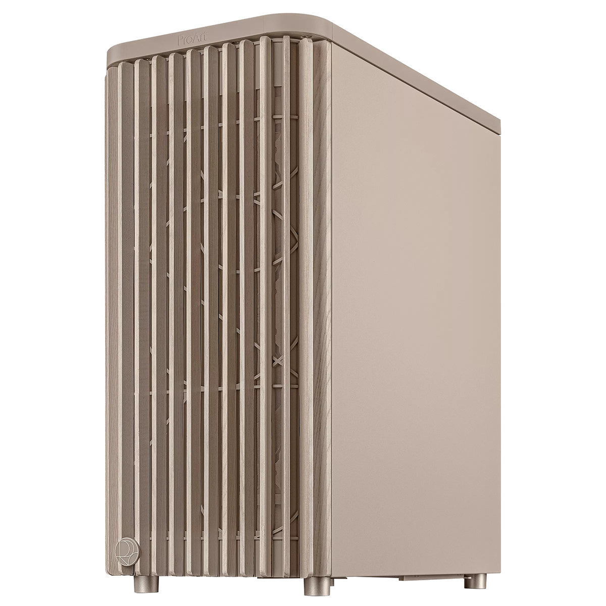 Asus ProArt PA401 Wood Ed. Tempered Glass Panel ATX PC Case (Beige)