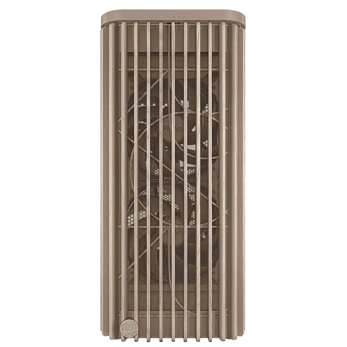 Asus ProArt PA401 Wood Ed. Tempered Glass Panel ATX PC Case (Beige)