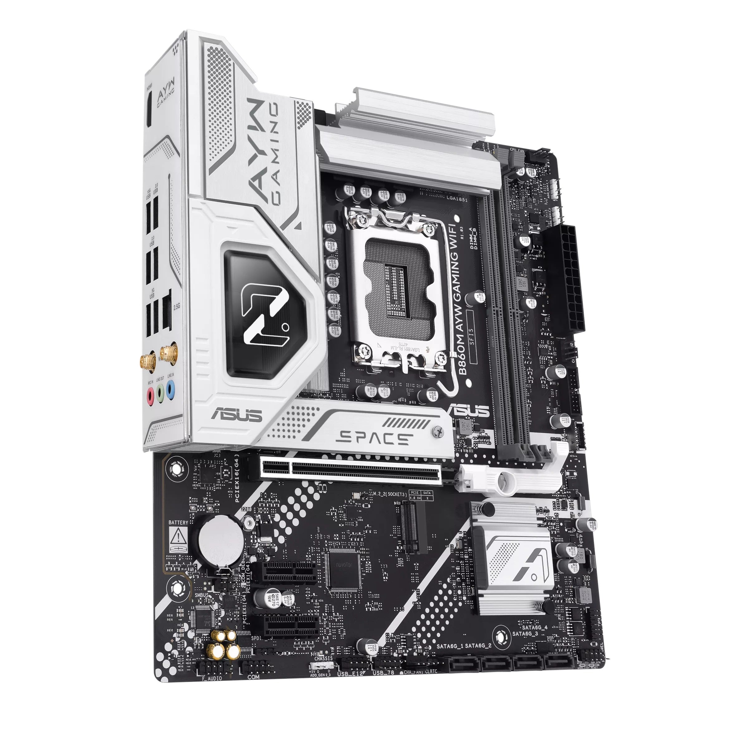 Asus B860M AYW Gaming WiFi DDR5 Intel Motherboard