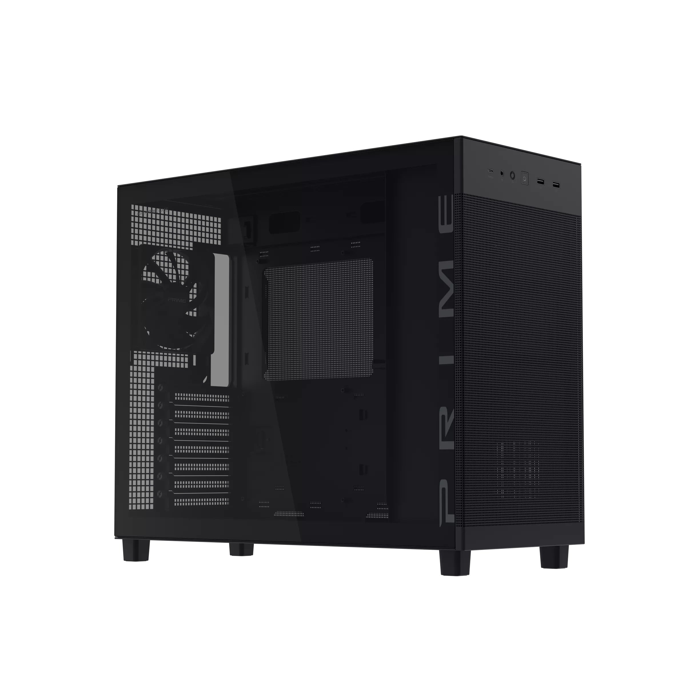 Asus Prime AP303 Tempered Glass Panel ATX PC Case