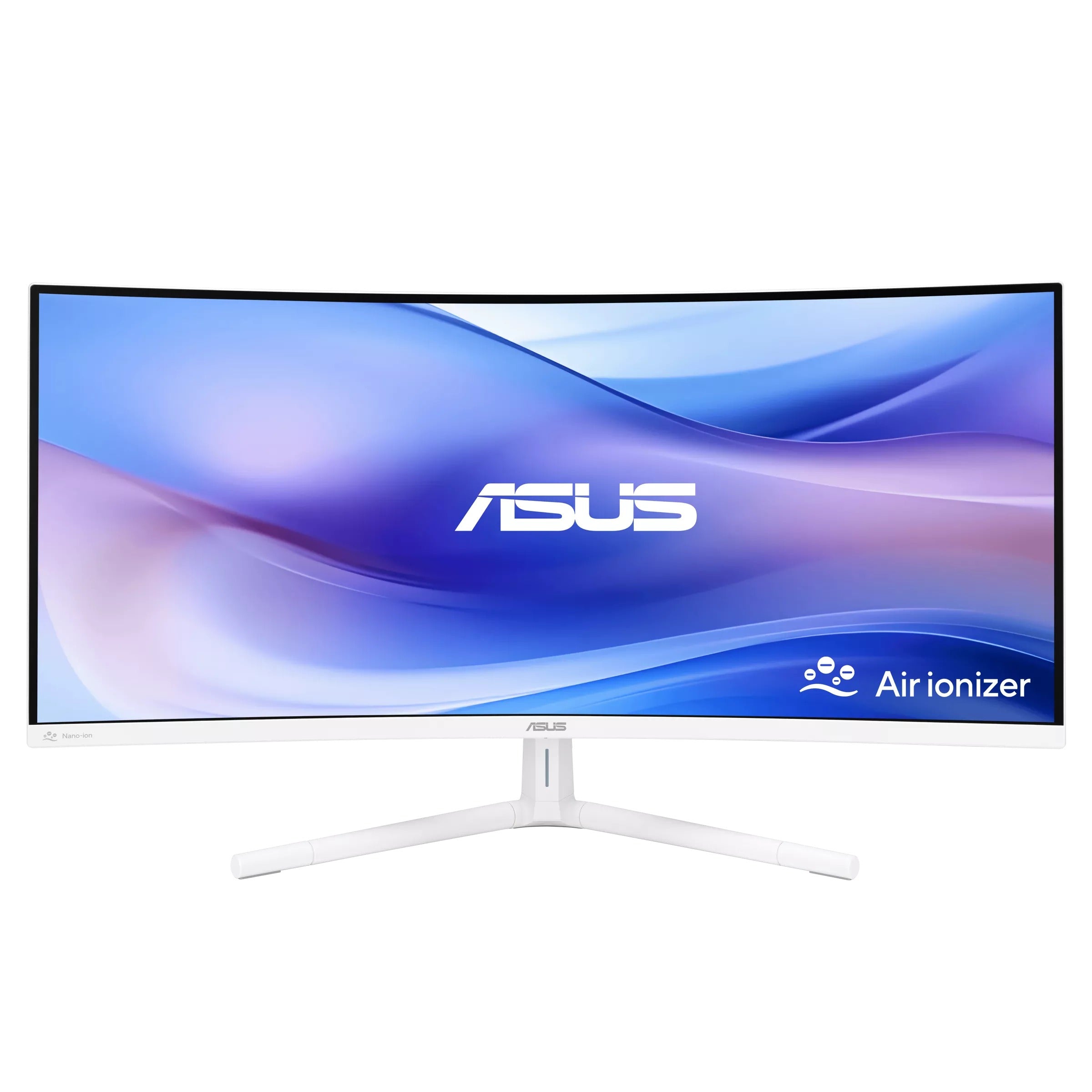 Asus VU34WCIP-W 34" WQHD (3440x1440) Frameless 100Hz 1ms MPRT VA Curved Eye Care Monitor | DataBlitz