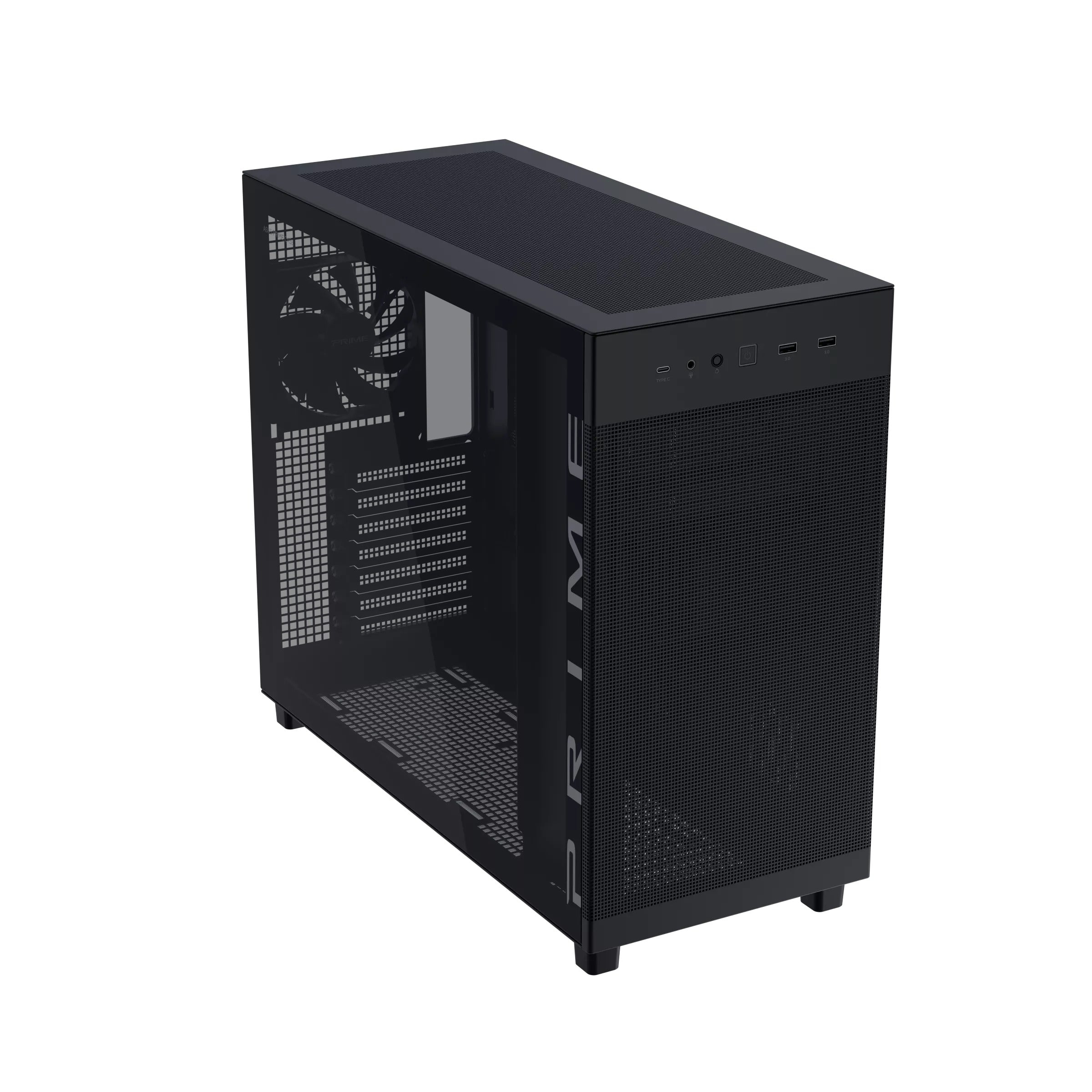 Asus Prime AP303 Tempered Glass Panel ATX PC Case