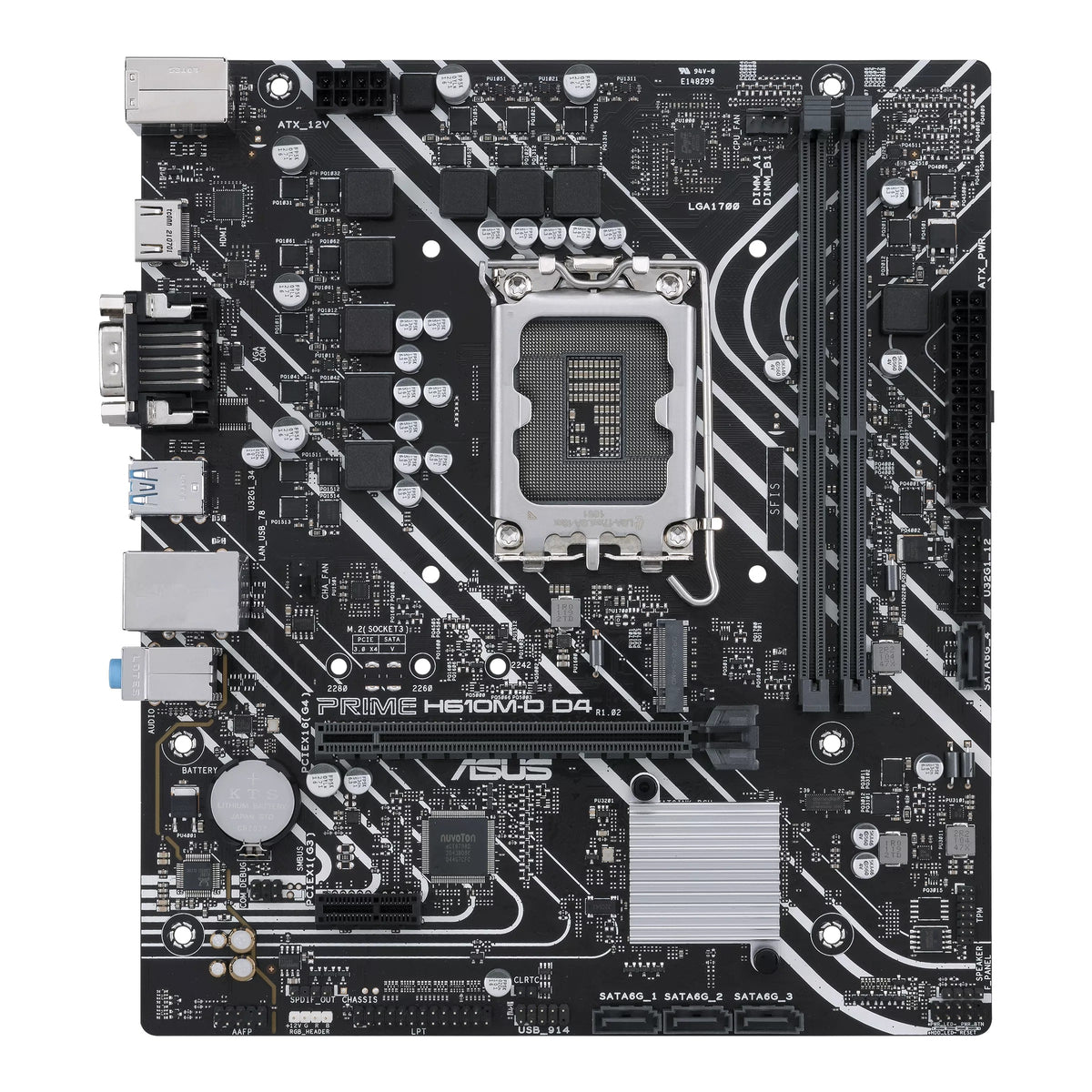 Asus Prime H610M-D D4 Motherboard