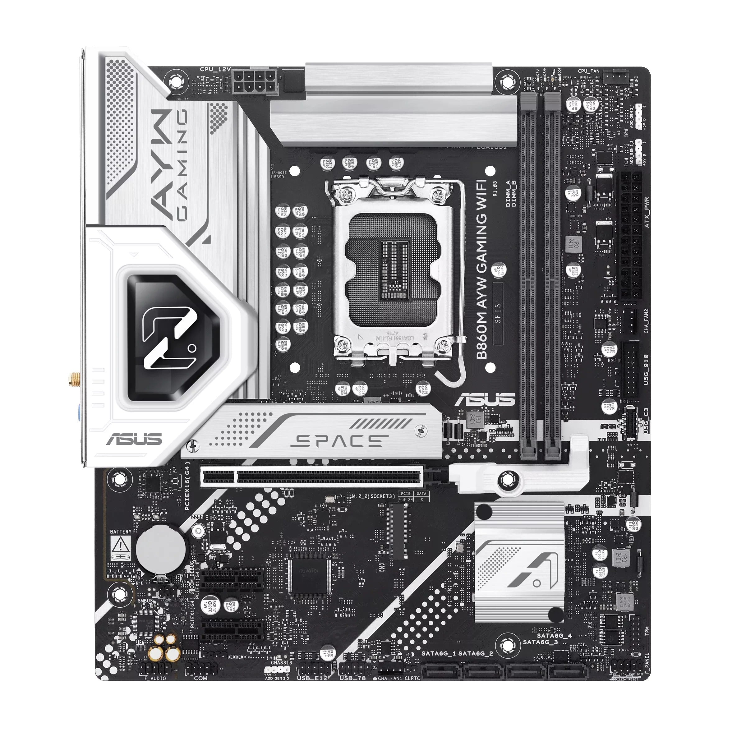 Asus B860M AYW Gaming WiFi DDR5 Intel Motherboard