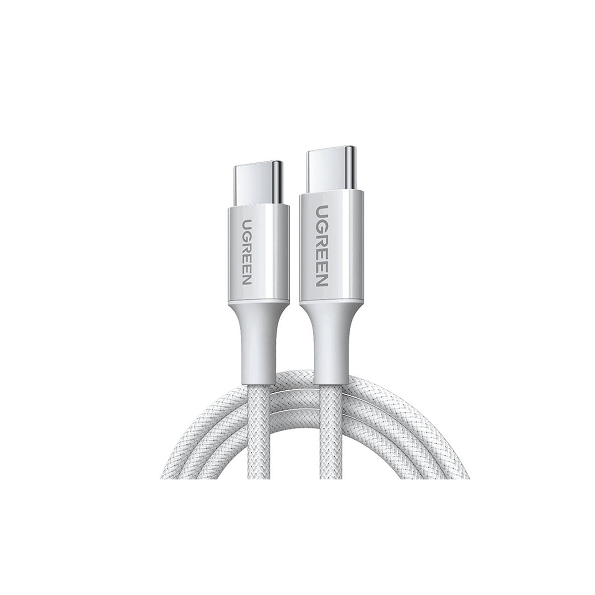 Ugreen USB-C to USB-C 3A/60W PD Fast Charging Braided Cable - 1m