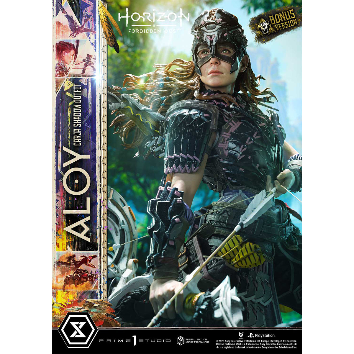 Real Elite Masterline Horizon Forbidden West Aloy Carja Shadow Outfit