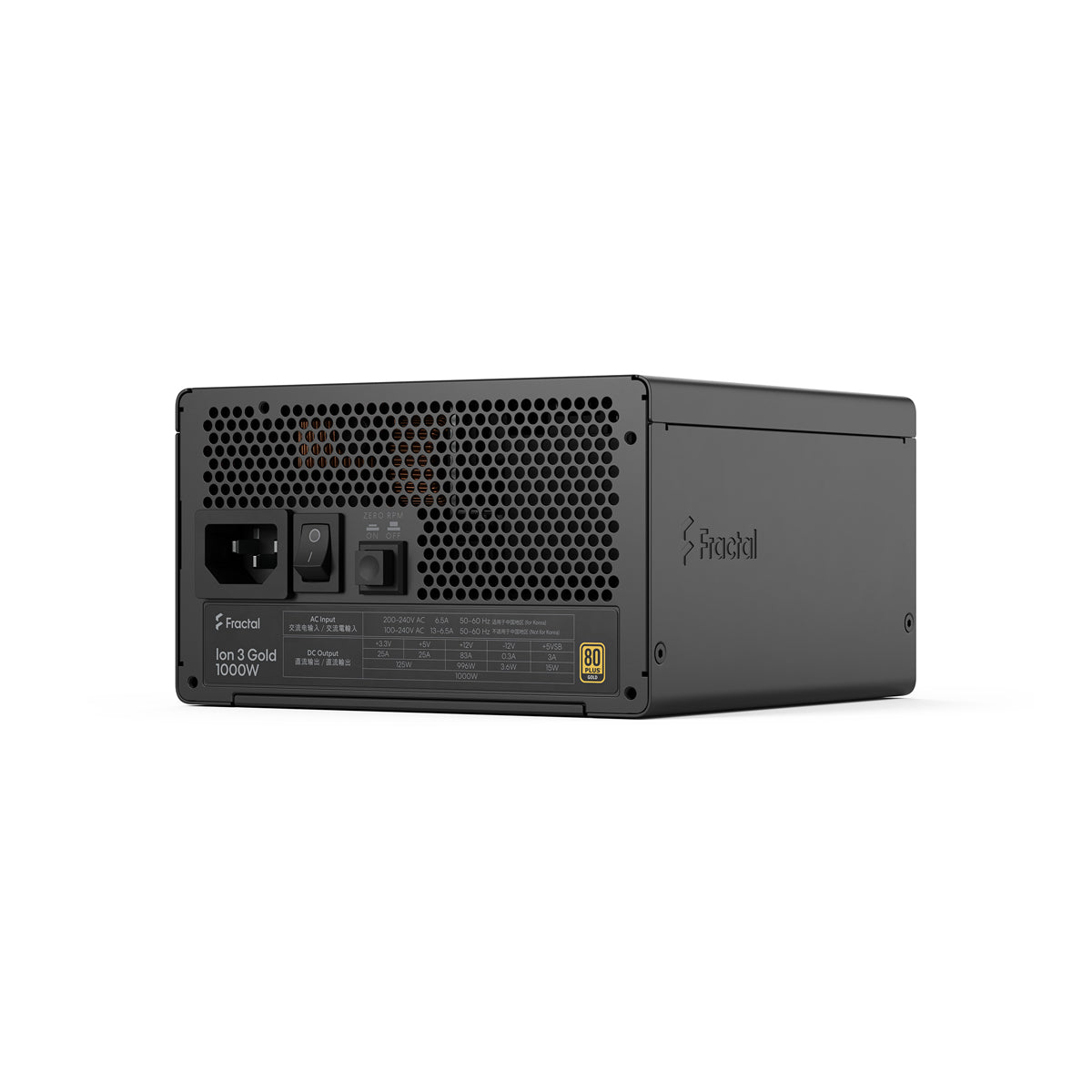 Fractal Design Ion 3 Gold 1000W Fully Modular Power