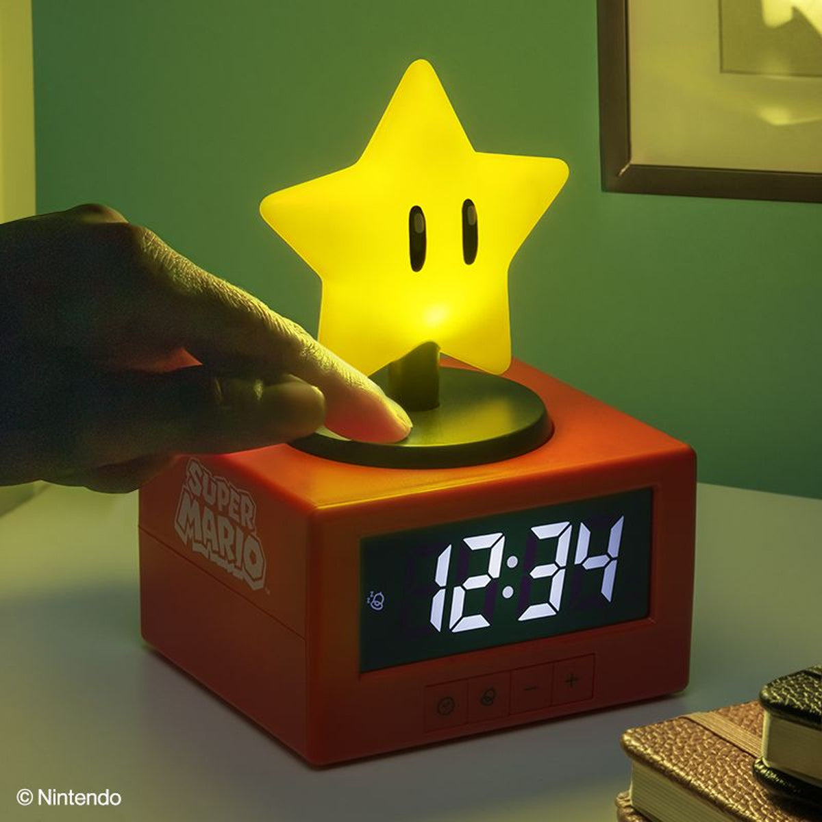 Paladone Super Mario Super Star Icon Alarm Clock (PP13708NN)