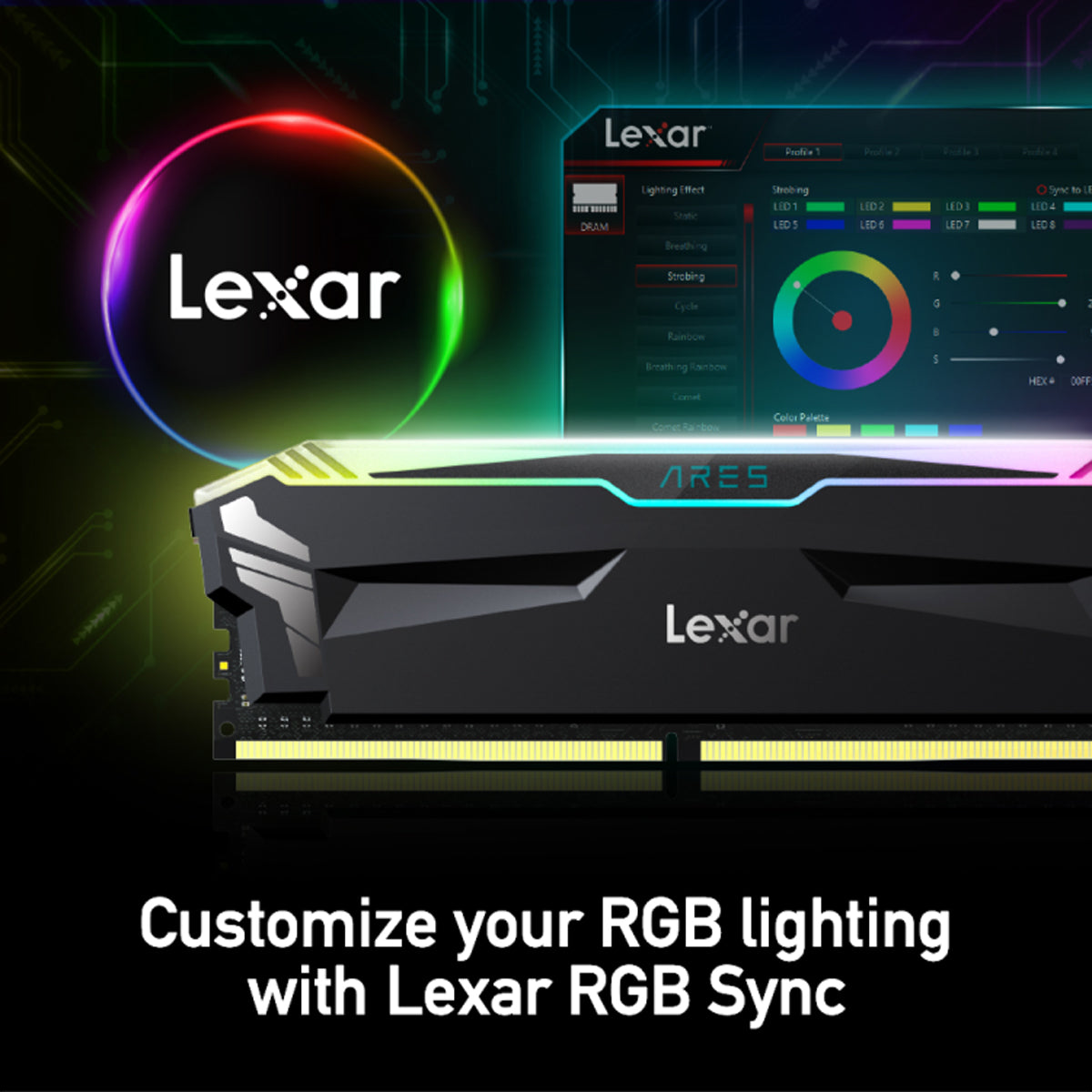 Lexar Ares DDR4 RGB 32GB (2x16GB)