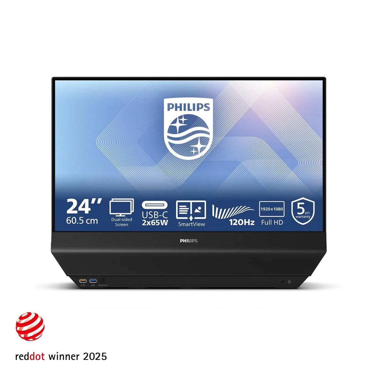 Philips 24B2D5300/00 24" FHD 120Hz IPS Dual-Sided Monitor